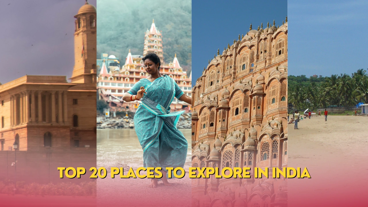 top 20 places in india