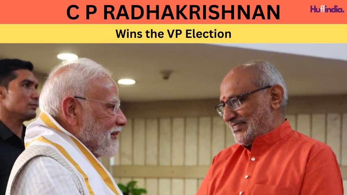 C P Radhakrishnan Elected as Vice President of India, Vows Developed Nation by 2047