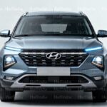 2025 Hyundai Venue facelift with modern split headlamp design and bold front grille