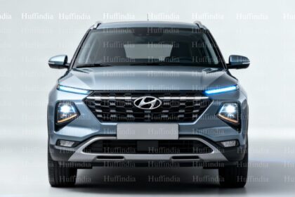 2025 Hyundai Venue facelift with modern split headlamp design and bold front grille