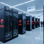 Airtel-IBM AI-ready servers in a data center