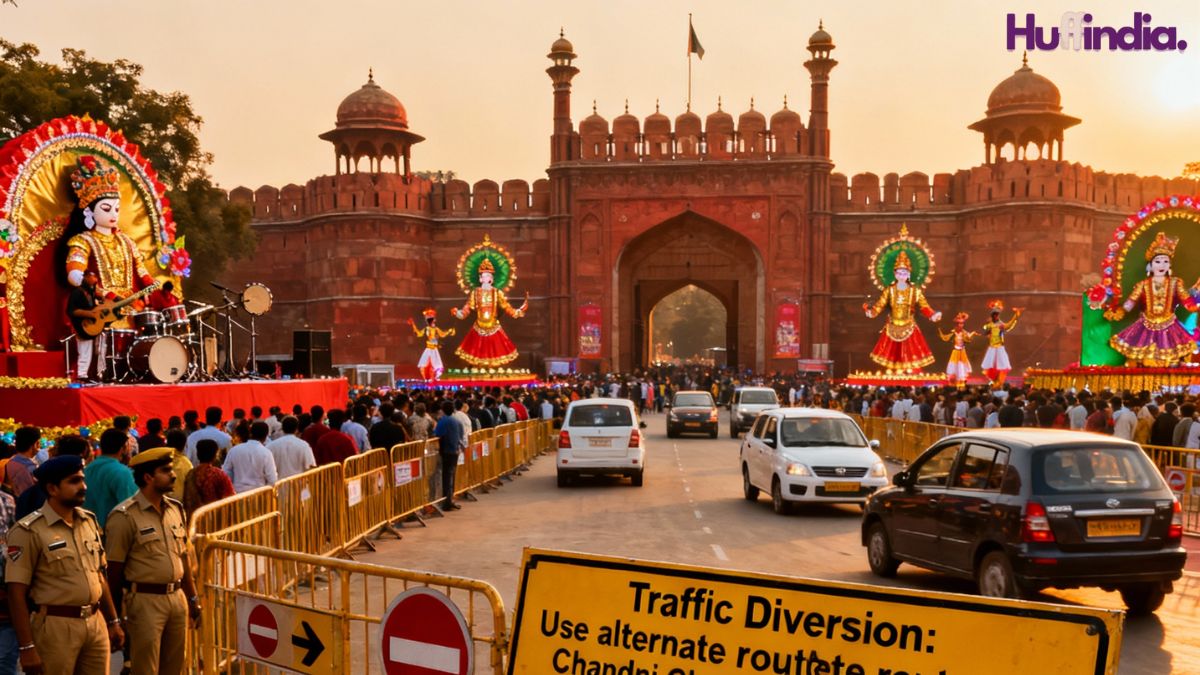 Delhi traffic advisory, Dussehra 2025