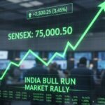India stock market record high