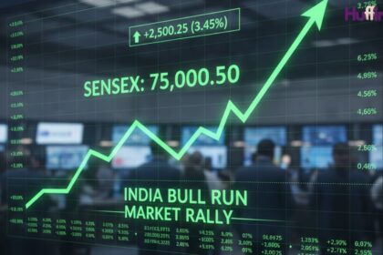 India stock market record high