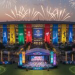 Motera Stadium in Ahmedabad adorned for 2030 Commonwealth Games
