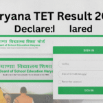 Haryana TET Result 2025 Declared