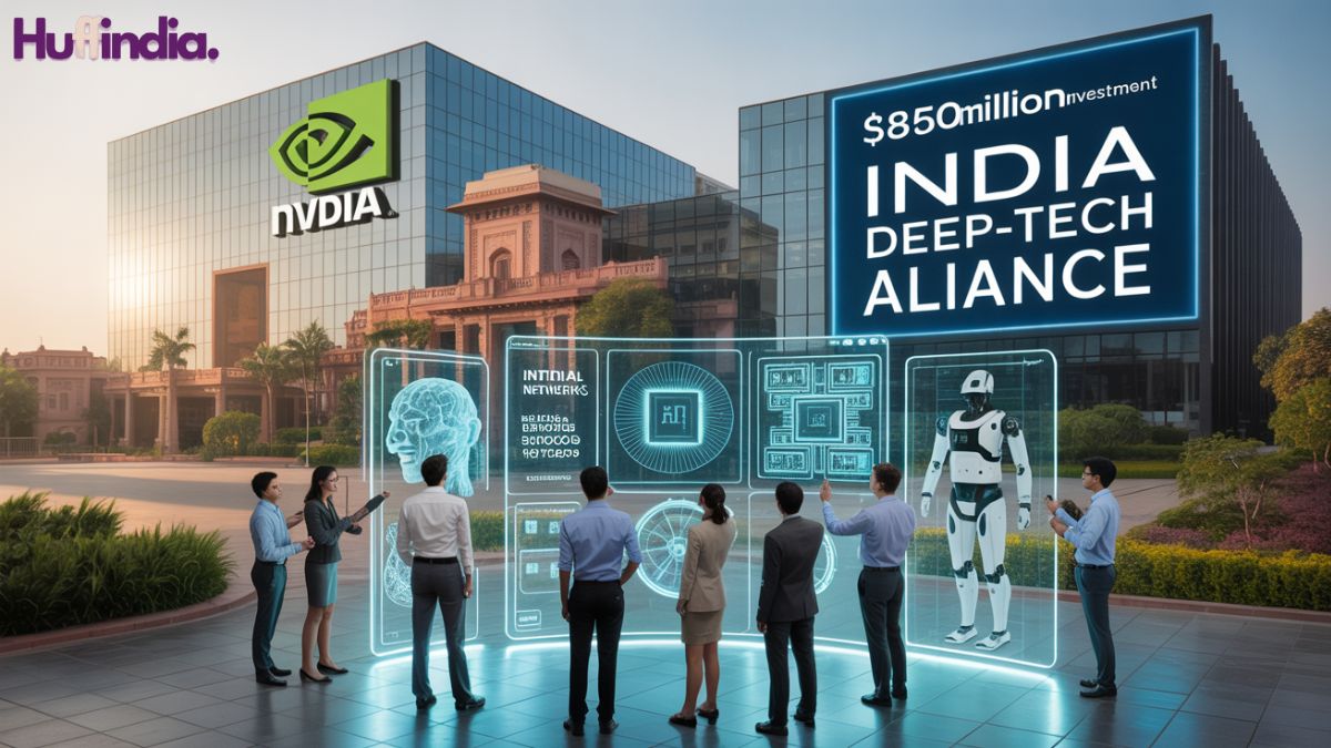 Nvidia Bets Big – $850 Million Boost to India’s Deep -Tech Dream Nvidia India Deep-Tech