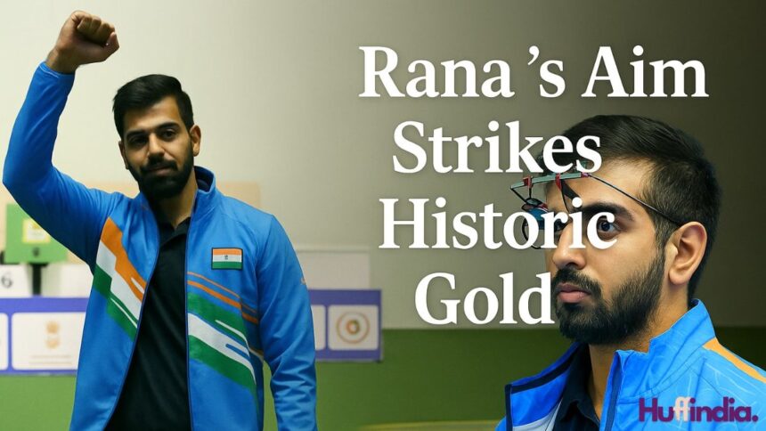 Rana’s Aim Strikes Historic Gold