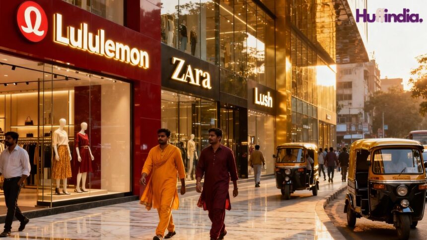 Global retailers in India 2025, Lululemon India expansion