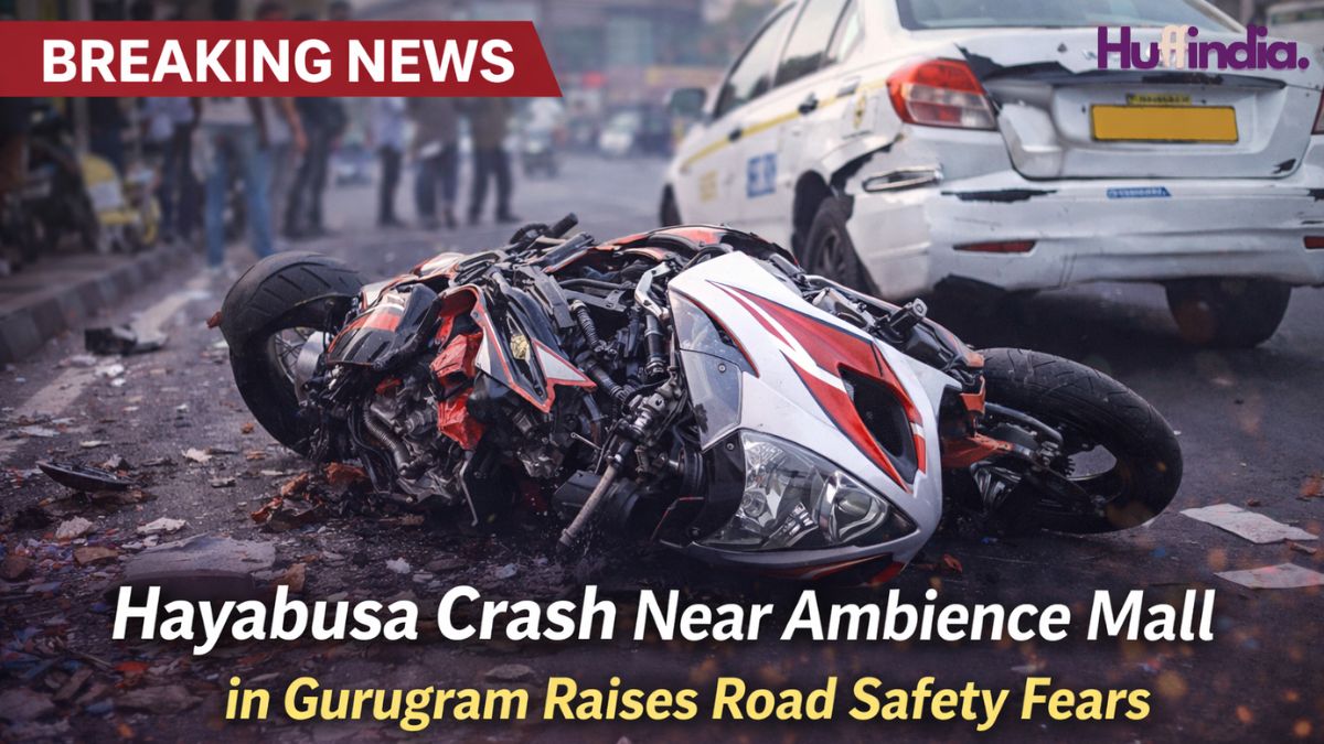 Hayabusa crash in Gurugram