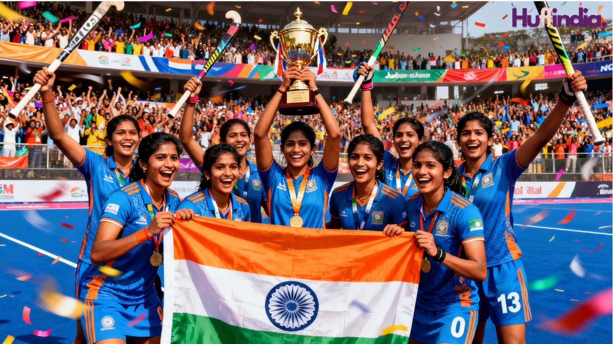 India junior women hockey win 2025