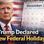 Trump declared new federal holidays