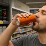 drinking eight energy drinks per day