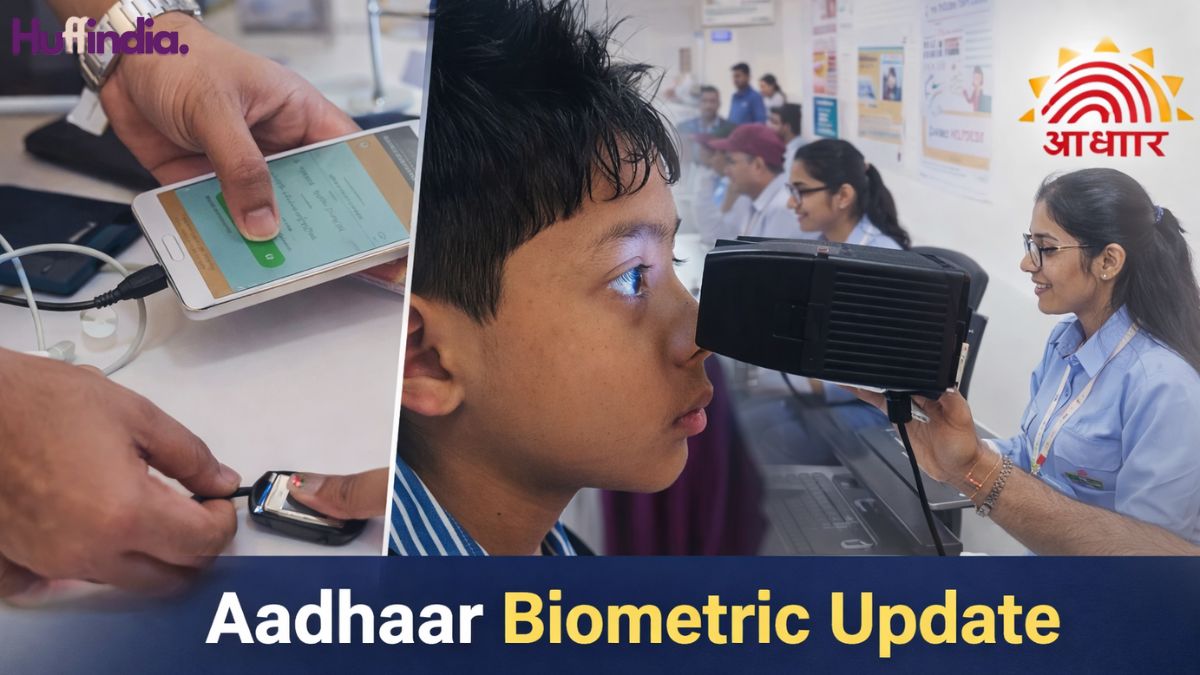 Aadhaar biometric update