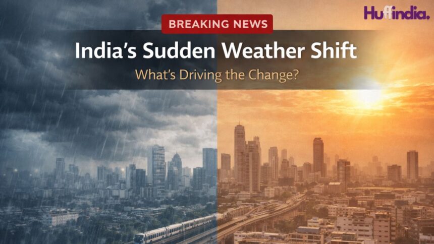 India sudden weather changes