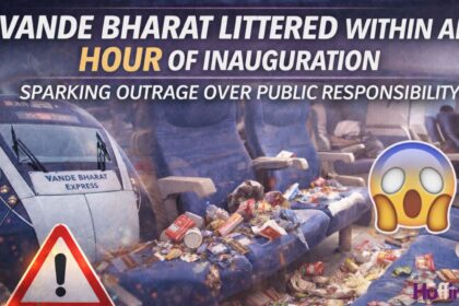 Vande Bharat littering