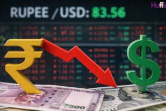 rupee slips against dollar