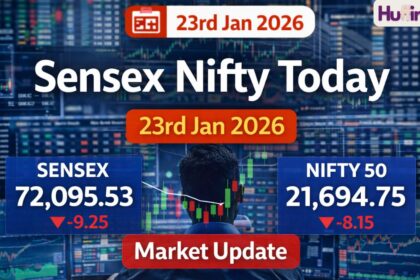 sensex nifty today 23rd jan 2026