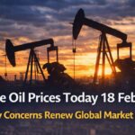 Crude oil prices today 18 Feb 2026