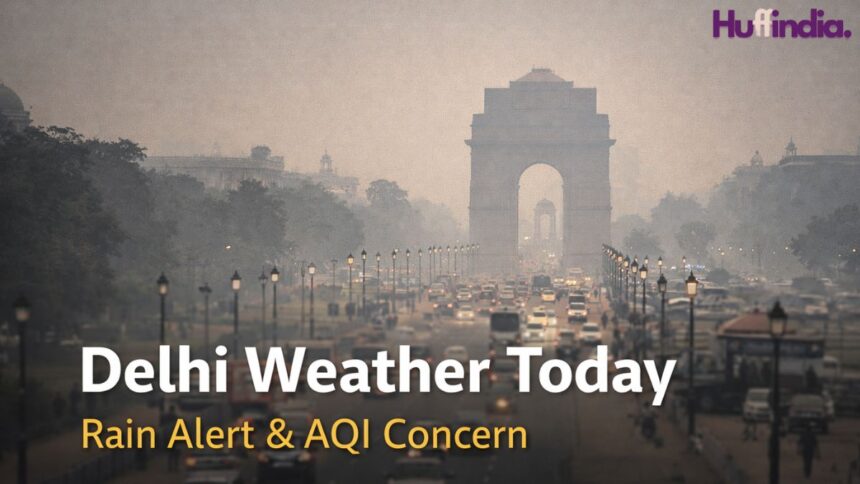 Delhi weather today 13th Feb 2026