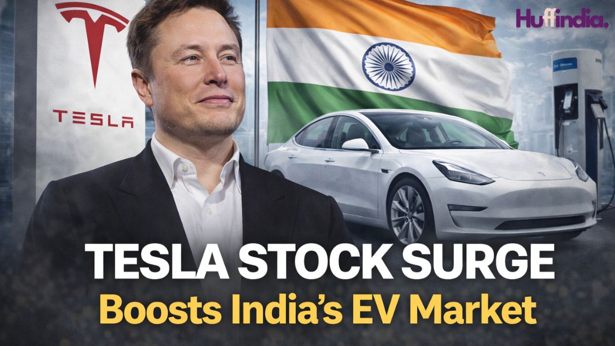 Tesla stock surge