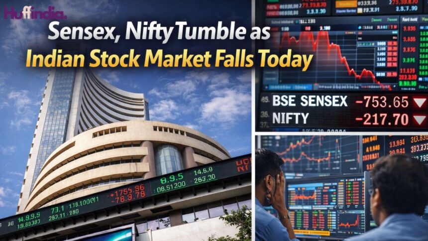 Indian Stock Market Falls Today 9 March