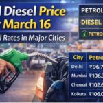Petrol Diesel Price Today March 16