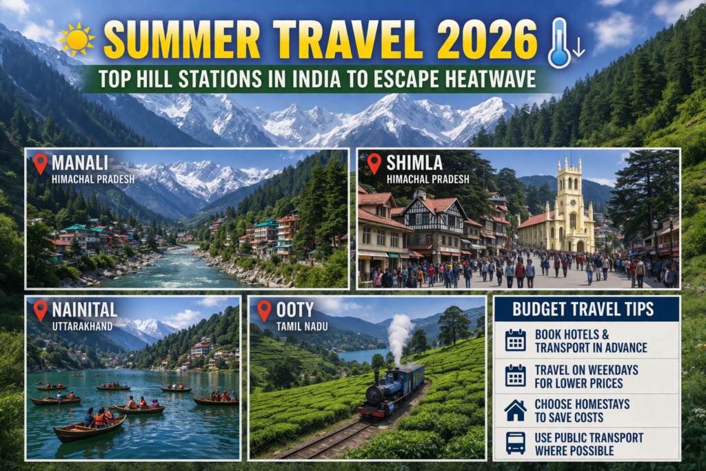 Summer Travel 2026: Top Hill Stations in India to Escape Heatwave and Plan Budget-Friendly Trips Summer Travel 2026: Top Hill Stations in India to Escape Heatwave and Plan Budget-Friendly Trips