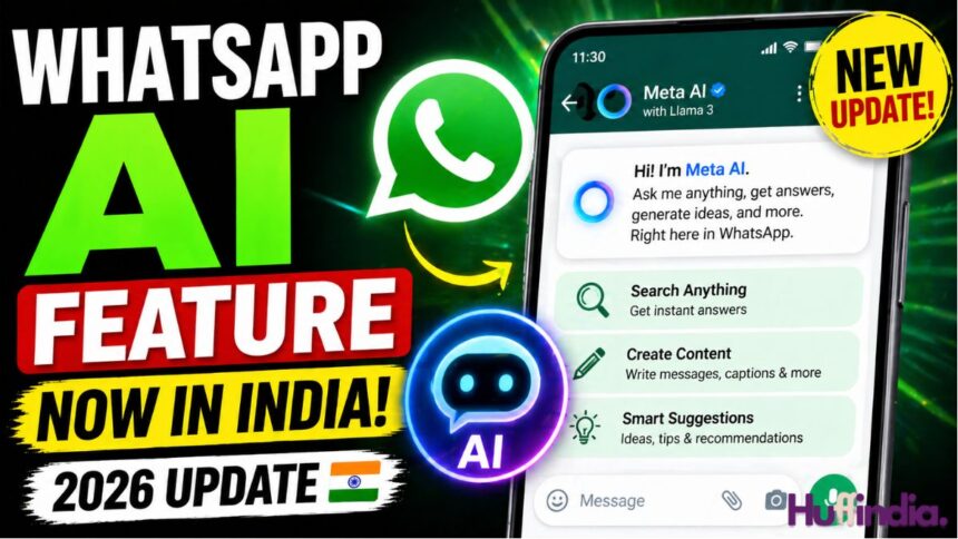 WhatsApp AI feature India 2026