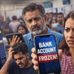 bank account freeze India