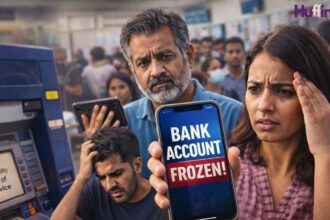 bank account freeze India