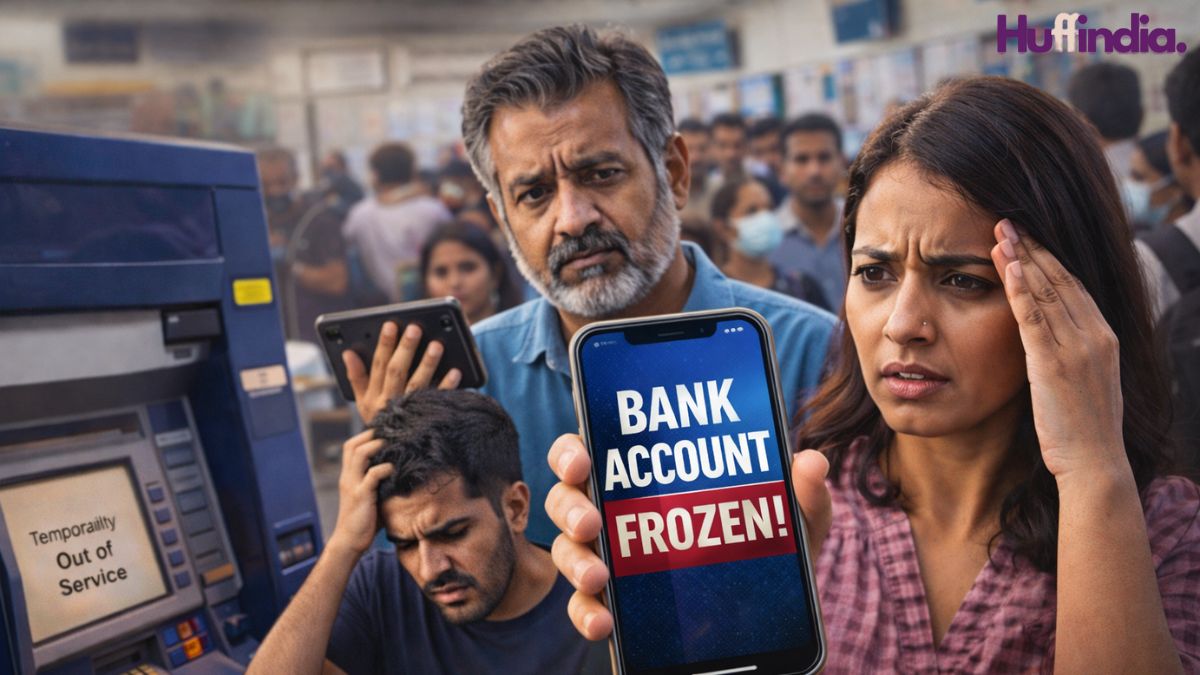 bank account freeze India