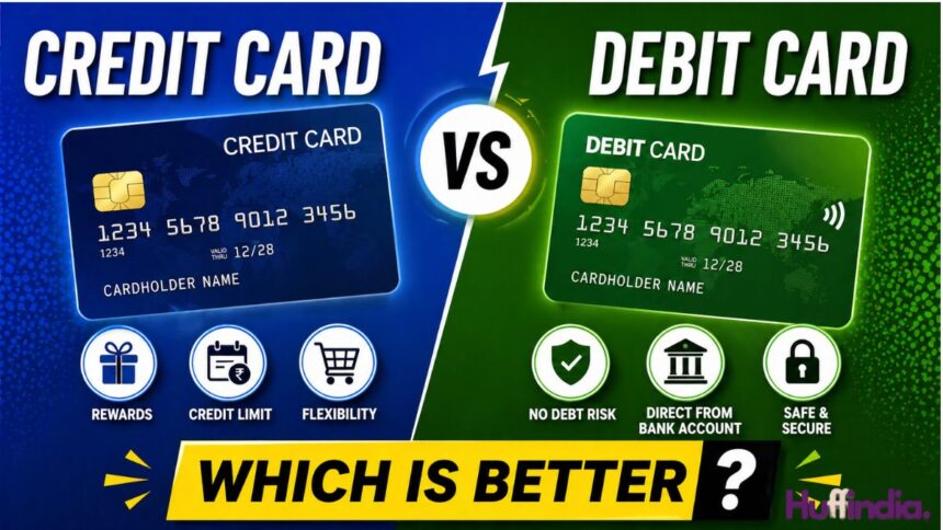 credit card vs debit card India 2026