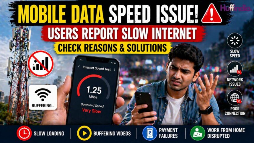 mobile data speed issue India