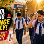 school timing change due to heatwave