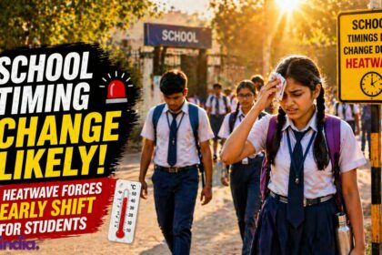 school timing change due to heatwave