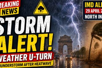 thunderstorm alert North India 29 April 2026