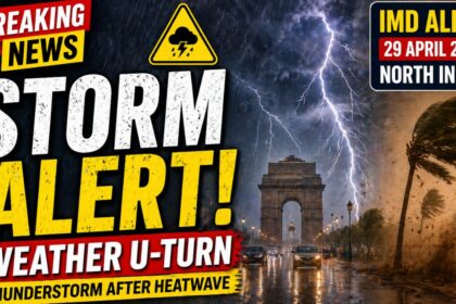 thunderstorm alert North India 29 April 2026