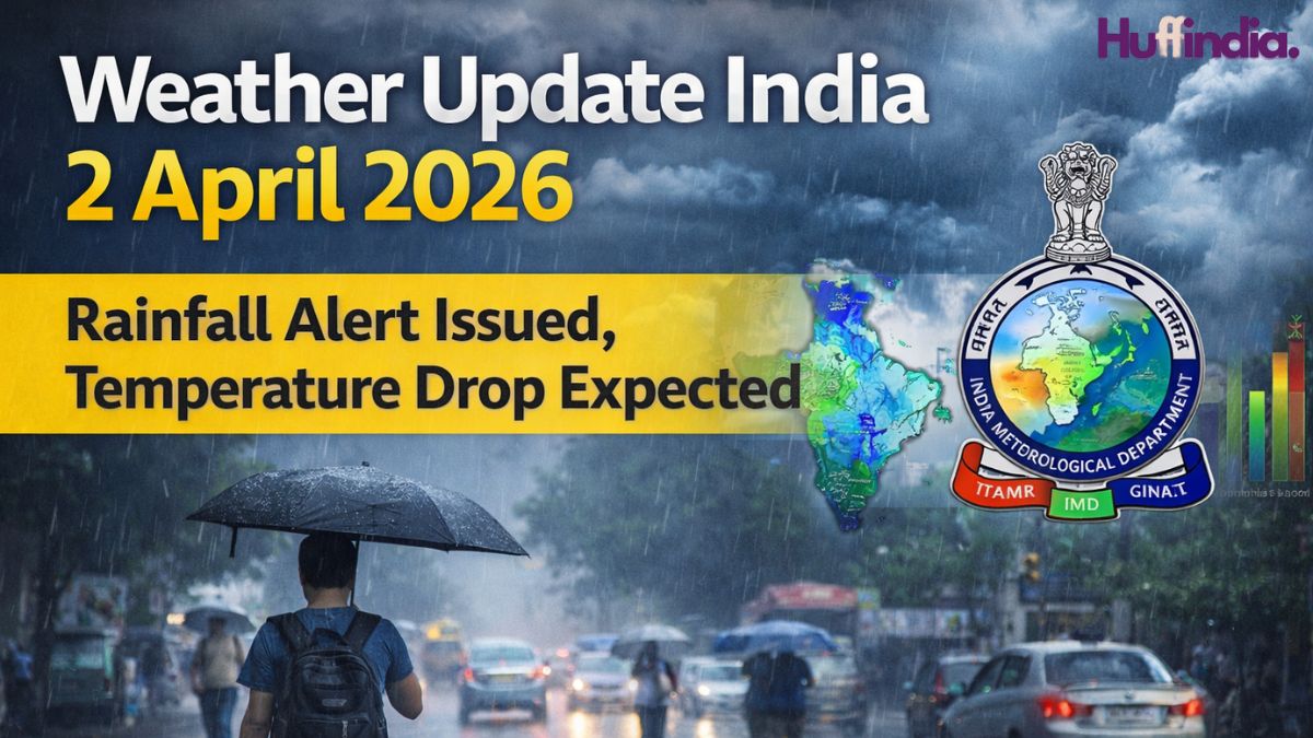 weather update India 2 April 2026