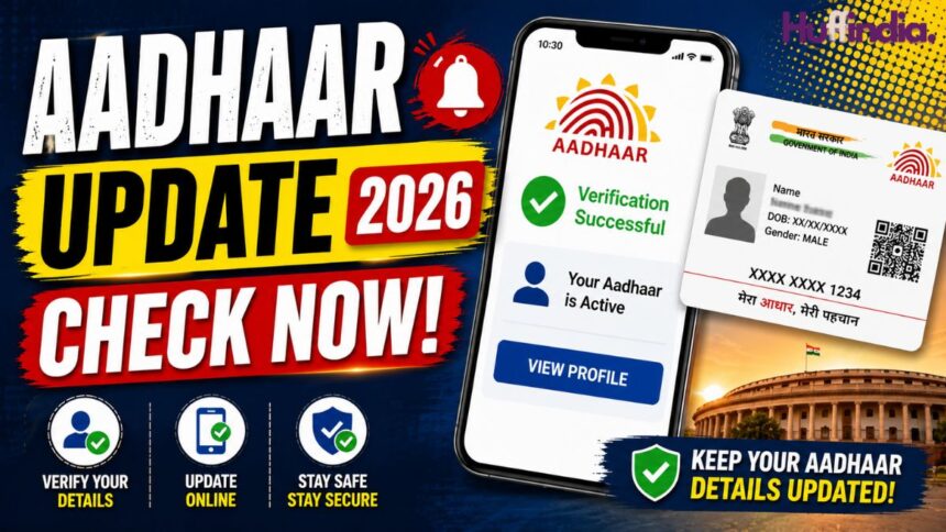 Aadhaar card update 2026
