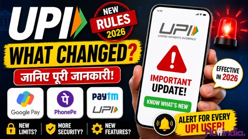 UPI new rules 2026 India