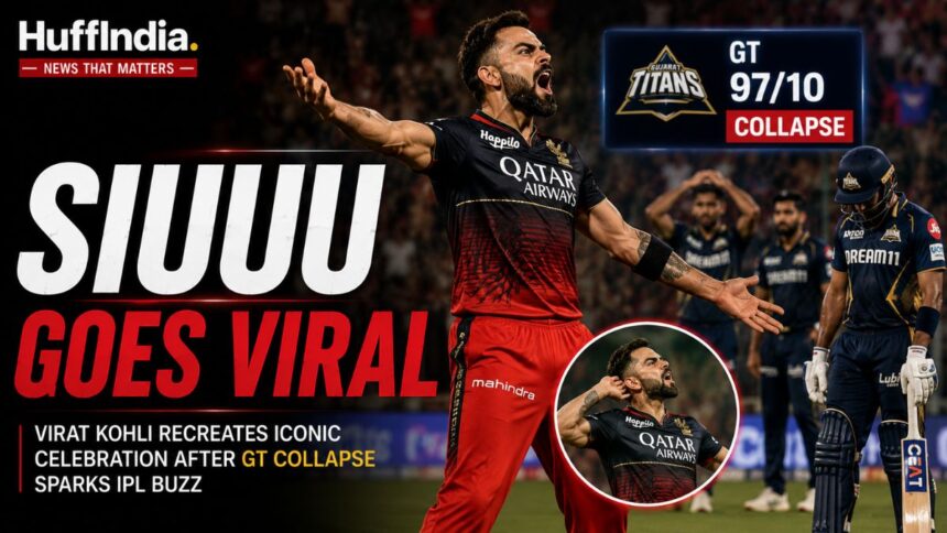 Virat Kohli SIUUU celebration