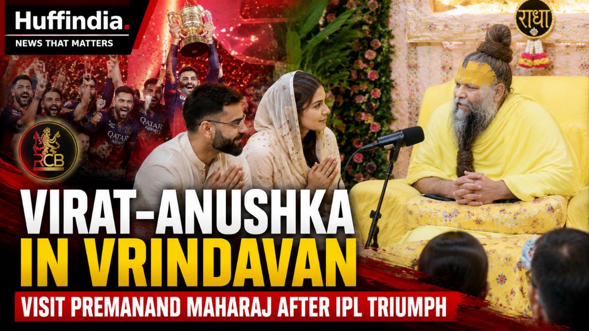 Anushka Sharma & Virat Kohli Visit Premanand Maharaj