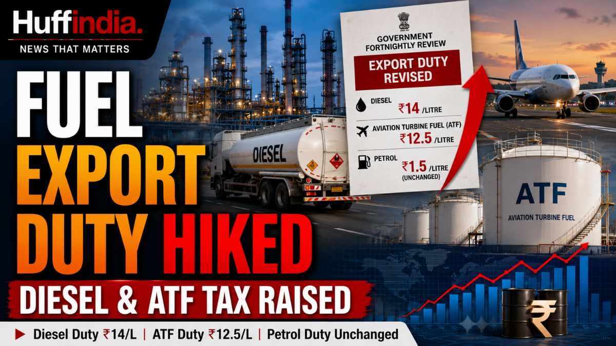 Government Raises India Fuel Export Duty in Fresh Energy Policy Move India Fuel Export Duty