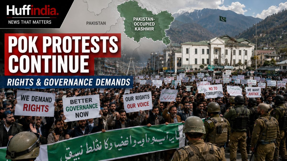 POK Protests Continue as Demonstrators Demand Rights and Better Governance POK Protests