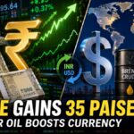 Rupee gains against US dollar