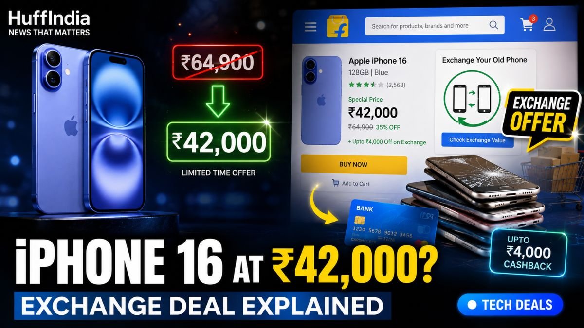 iPhone 16 new price on Flipkart